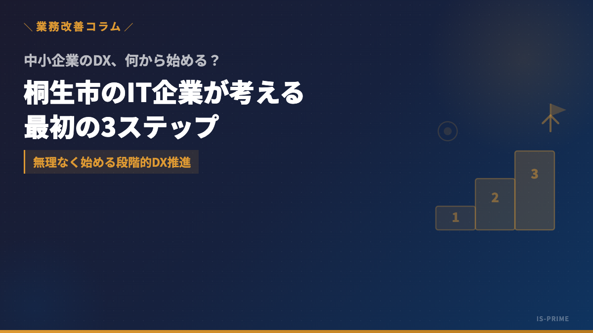 dx first steps | 株式会社アイ・エス・プライム