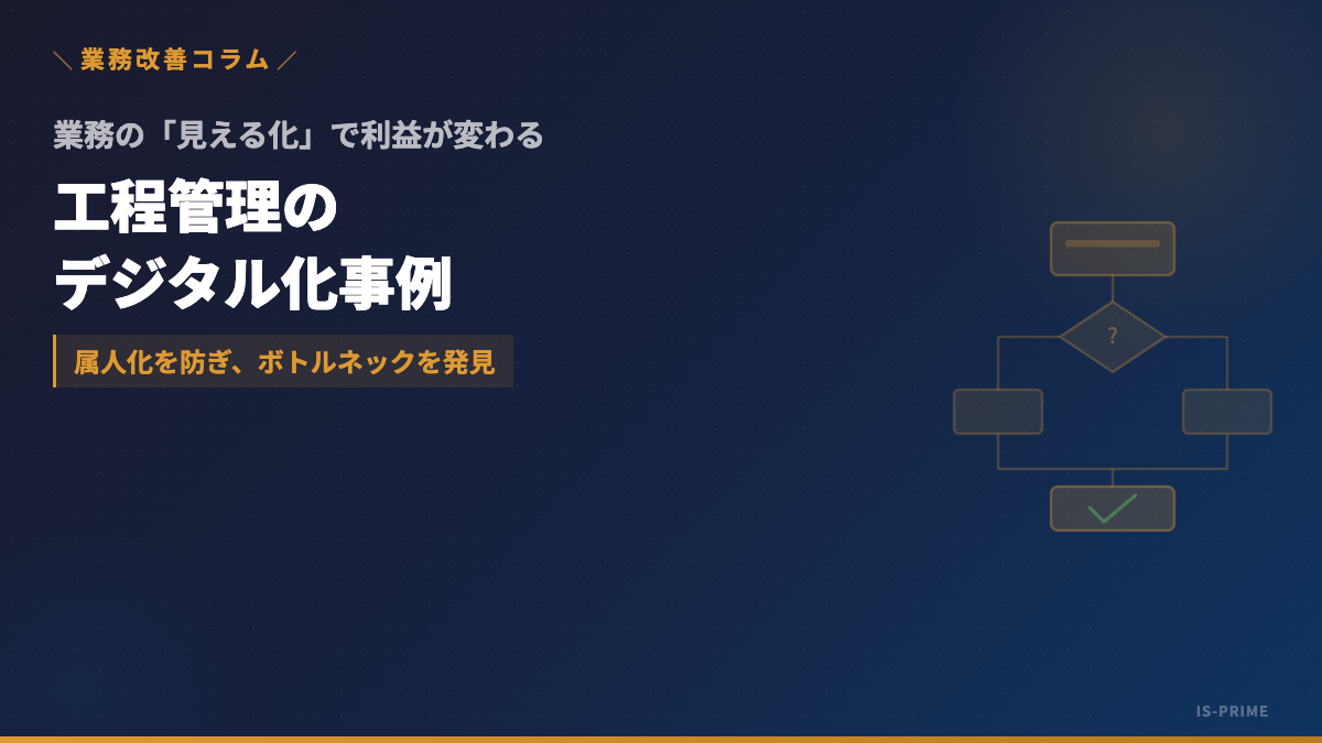 workflow visualization | 株式会社アイ・エス・プライム